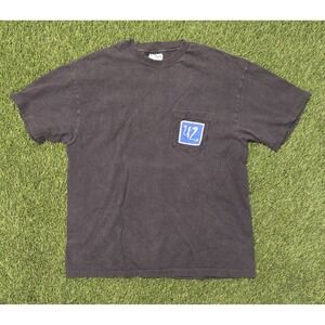 VINTAGE 1992 U2 Zoo TV Tour Pocket T-Shirt Hanes Beefy-T Large Single Stitch 90s